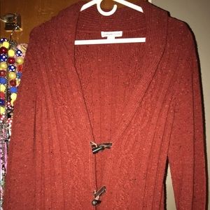 Coldwater Creek Toggle Button Sweater Size Large
